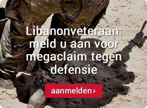 Libanonveteraan aanmelden schadeclaim